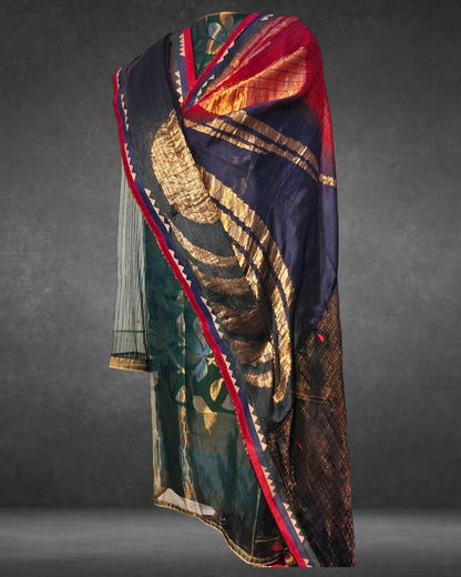 Semi Stitched Formal Chanderi suitset