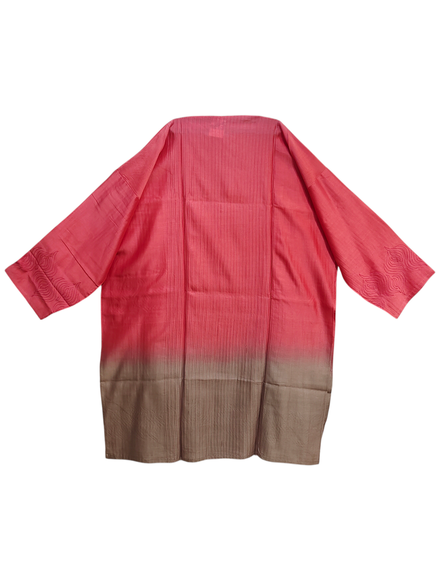 Semi Stitched Casual Chanderi Suitset