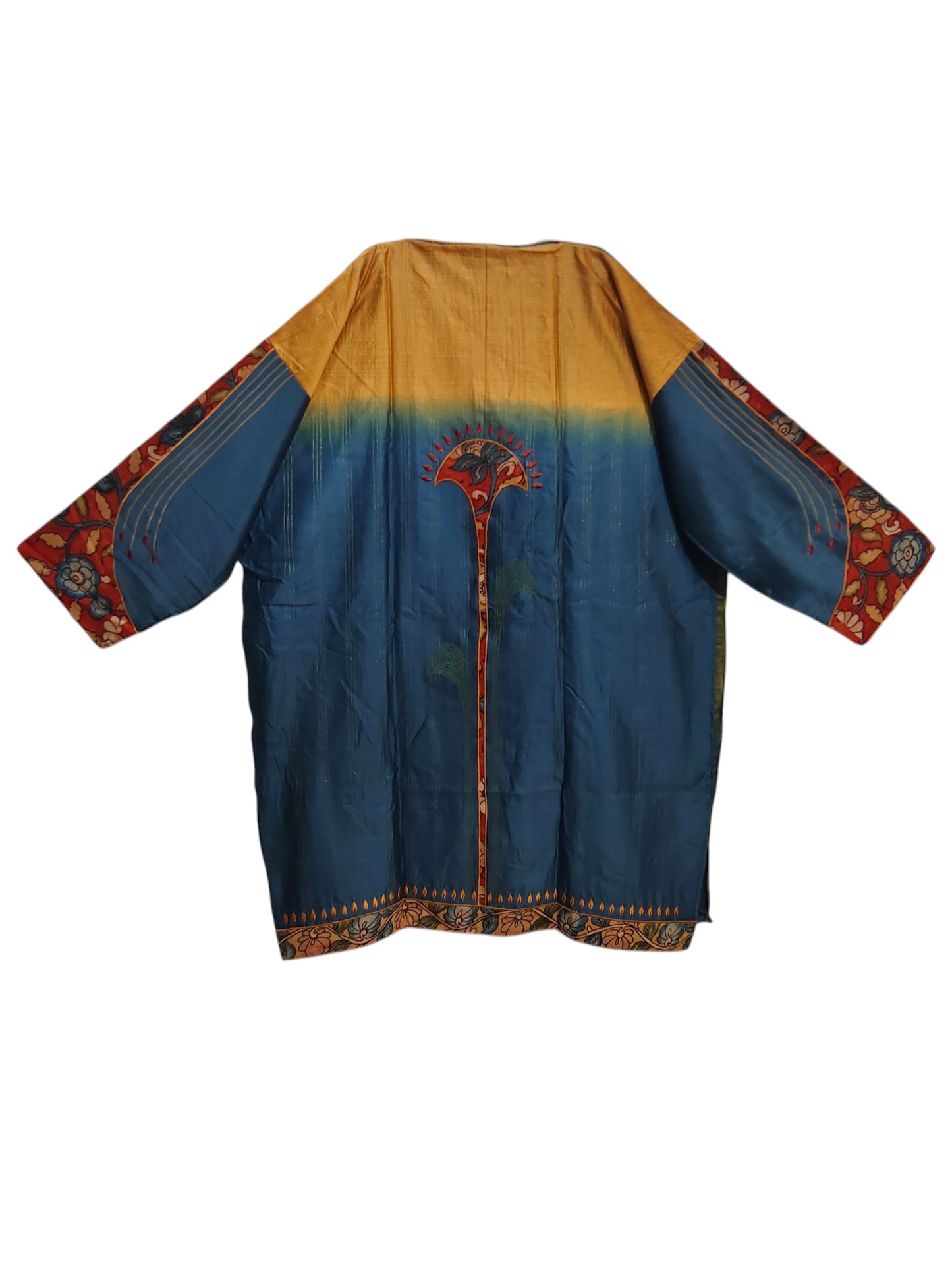 Semi Stitched Chanderi Formal kurta