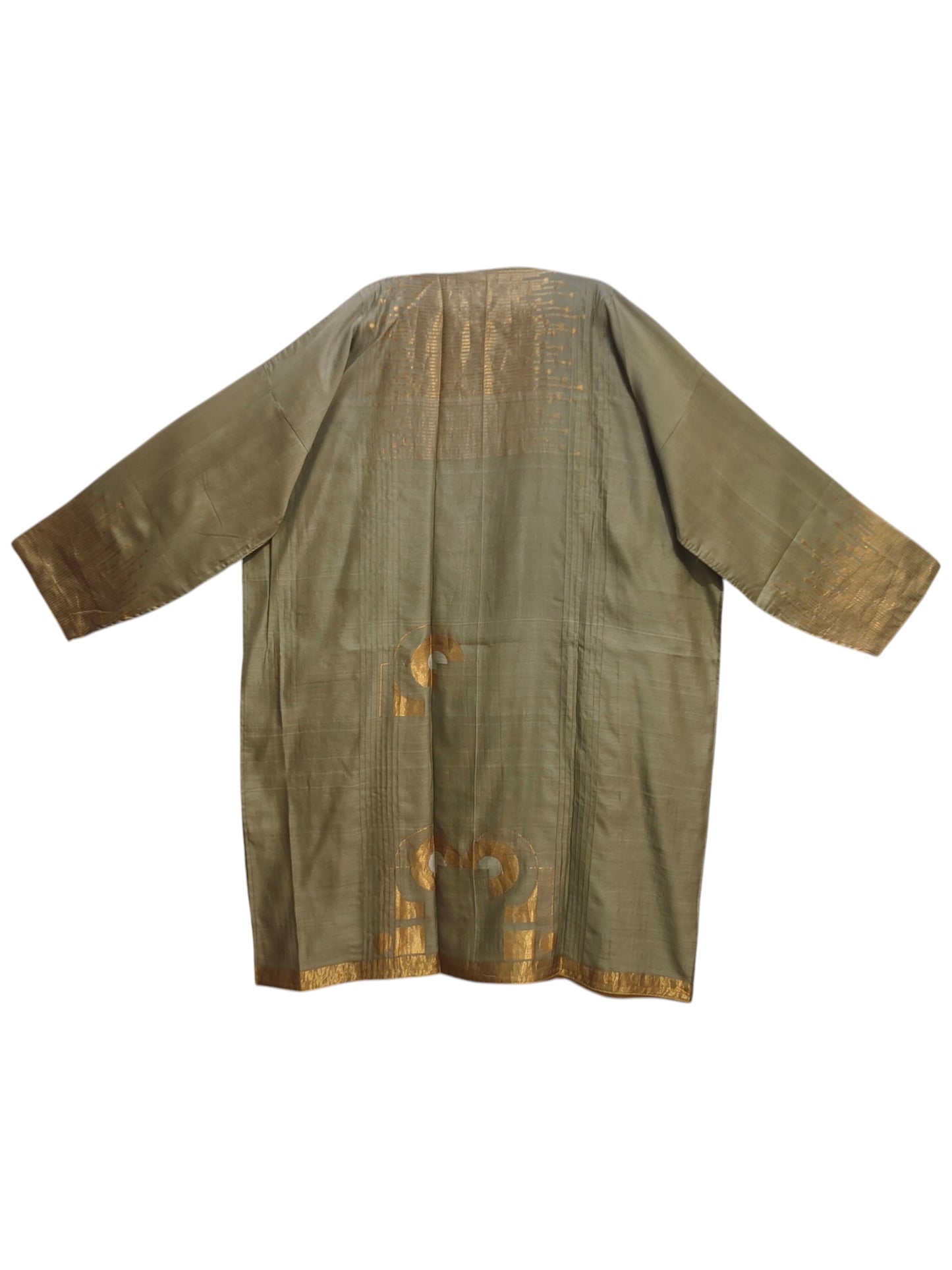 Semi Stitched Chanderi Formal Suitset