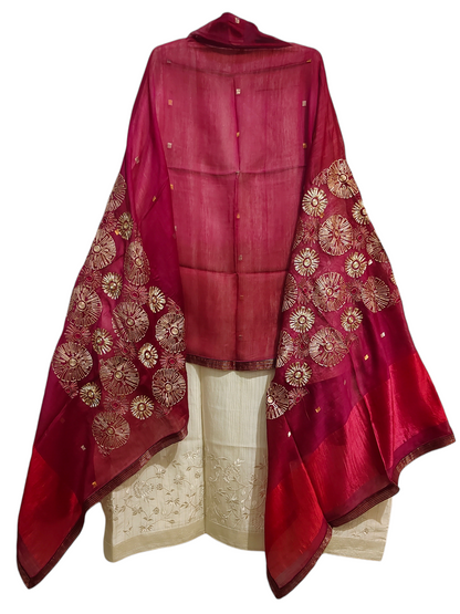 Semi Stitched Formal Chanderi Suitset