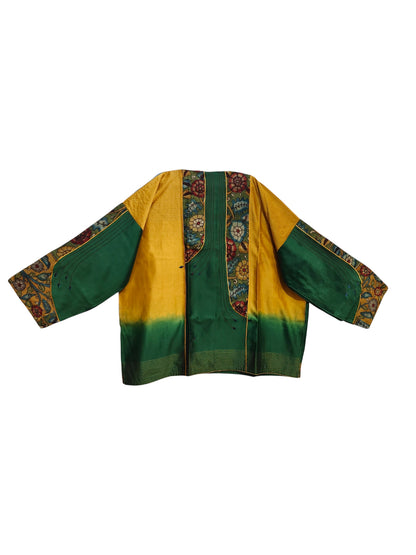 Semi Stitched Chanderi Kalamkari Short Tunic