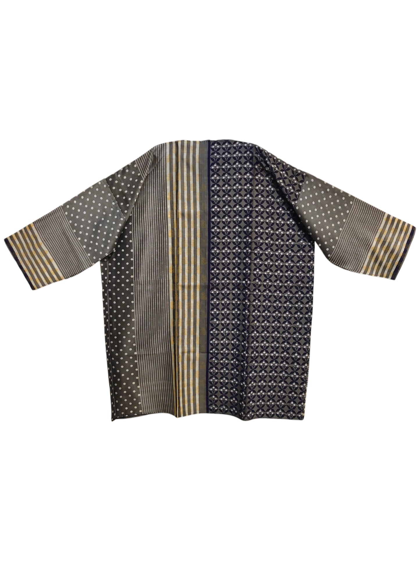 Semi Stitched Chanderi Casual suitset