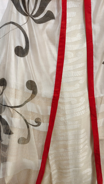 Semi Stitched Formal Chanderi Suitset