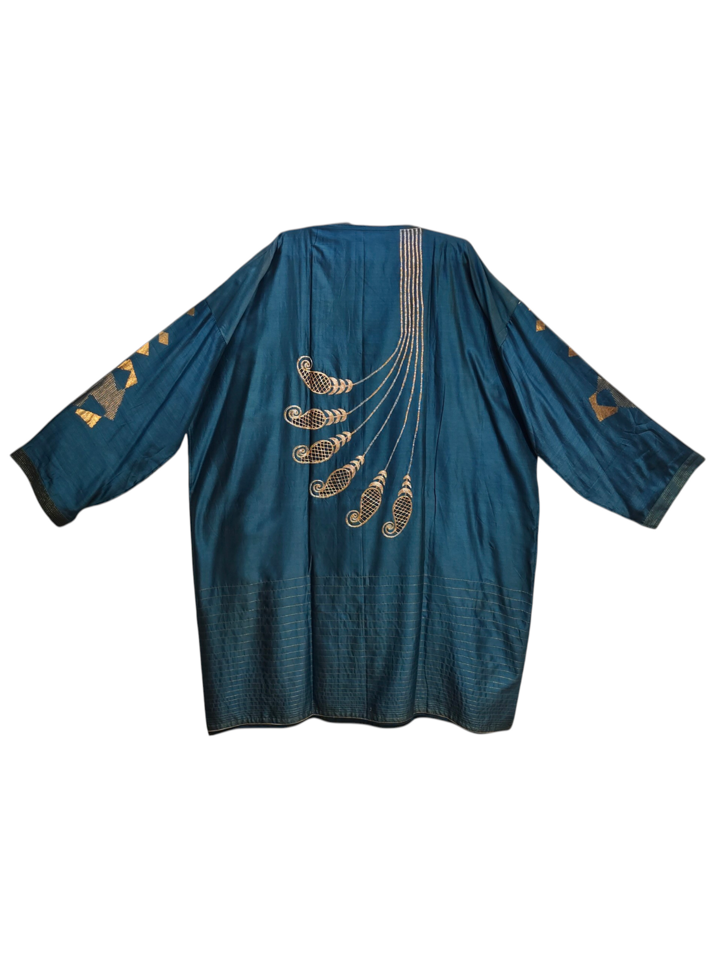 Semi Stitched Chanderi Formal Suitset