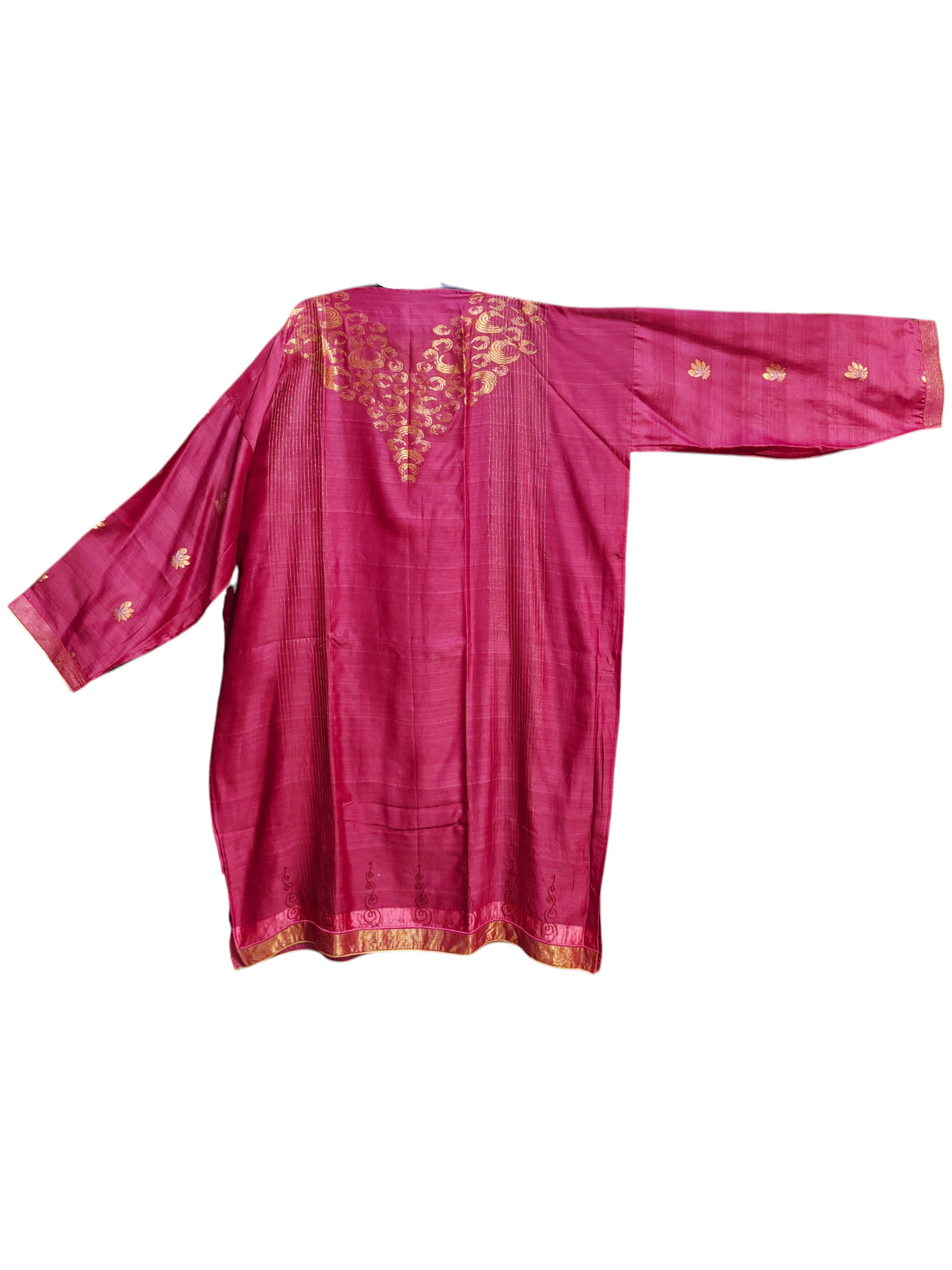 Semi Stitched Formal Chanderi Kurta
