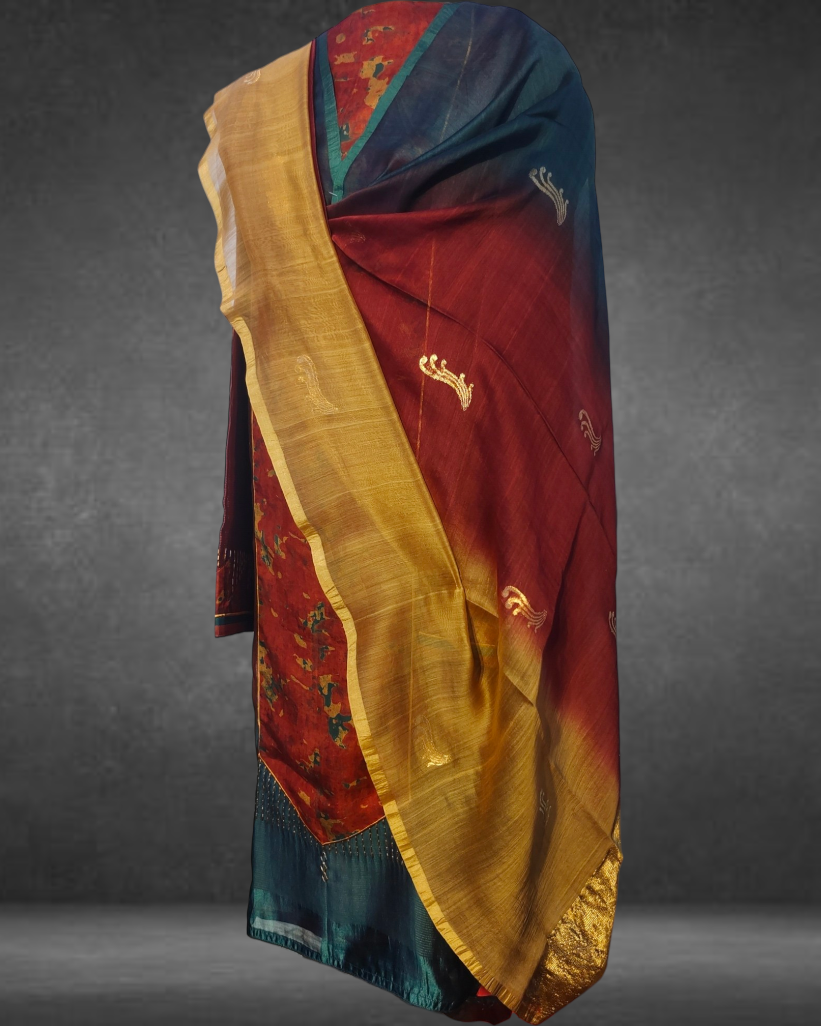 Chanderi Zari Woven Formal Dupatta VISHAL KAPUR