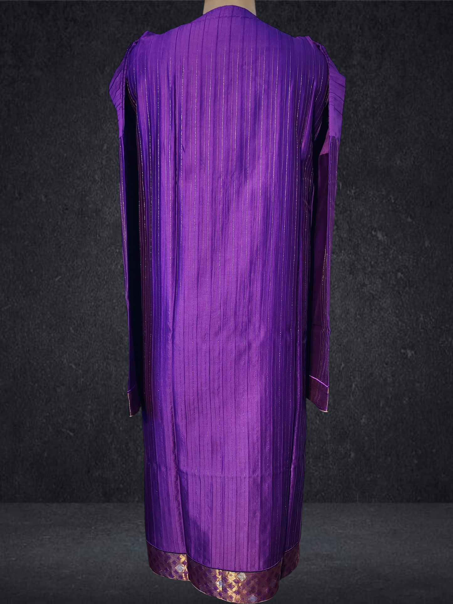 Semi Stitched Formal chanderi Kurta