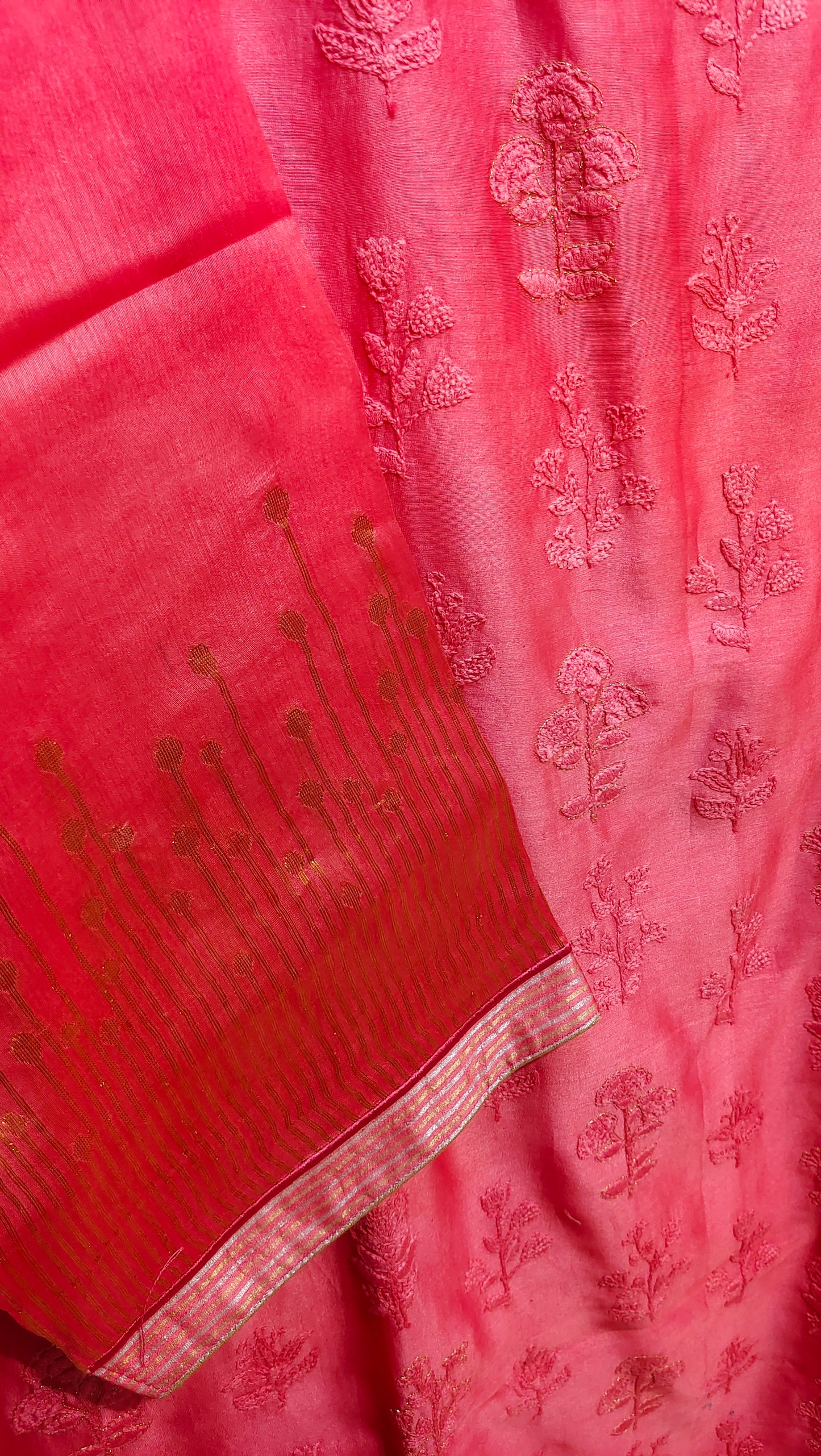 Semi Stitched Formal Chanderi Suitset