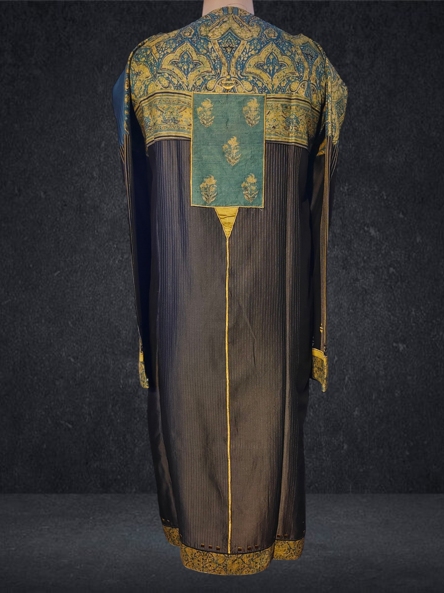 Semi Stitched Formal chanderi Kurta
