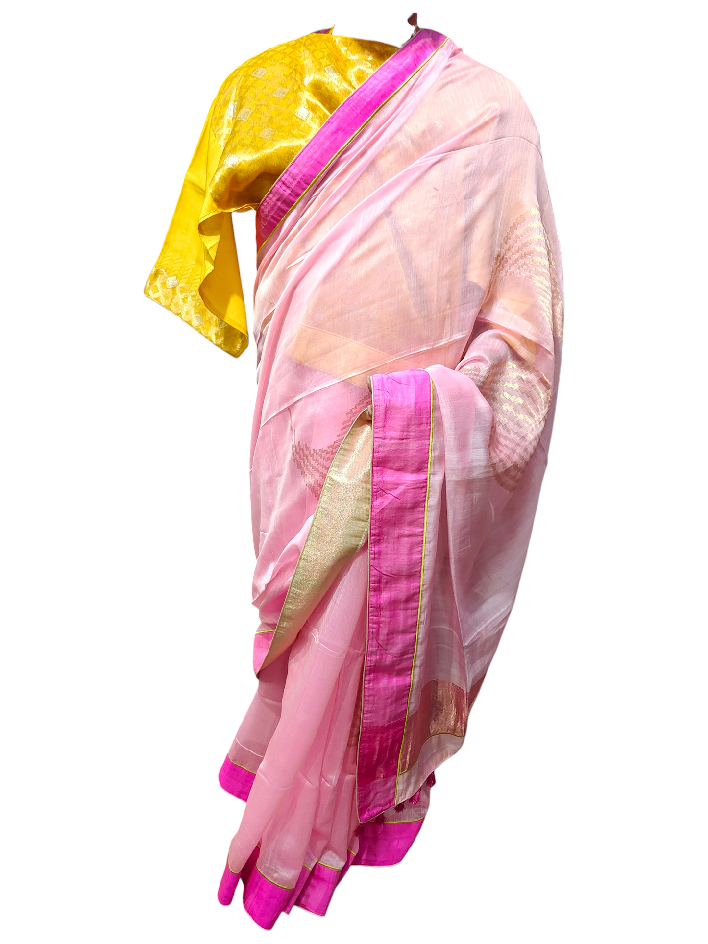 Formal Chanderi Zari Woven Saree