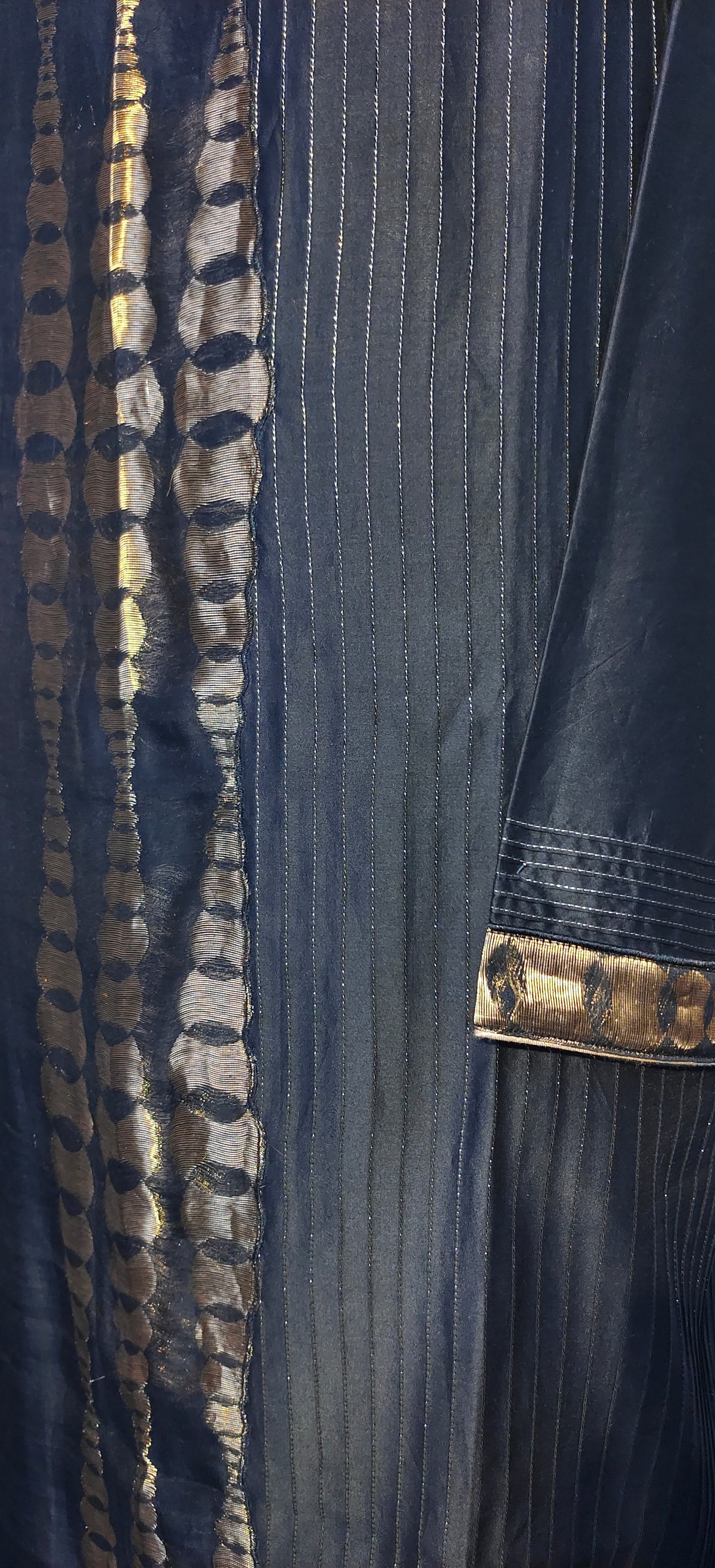 Semi Stitched Formal chanderi Suitset