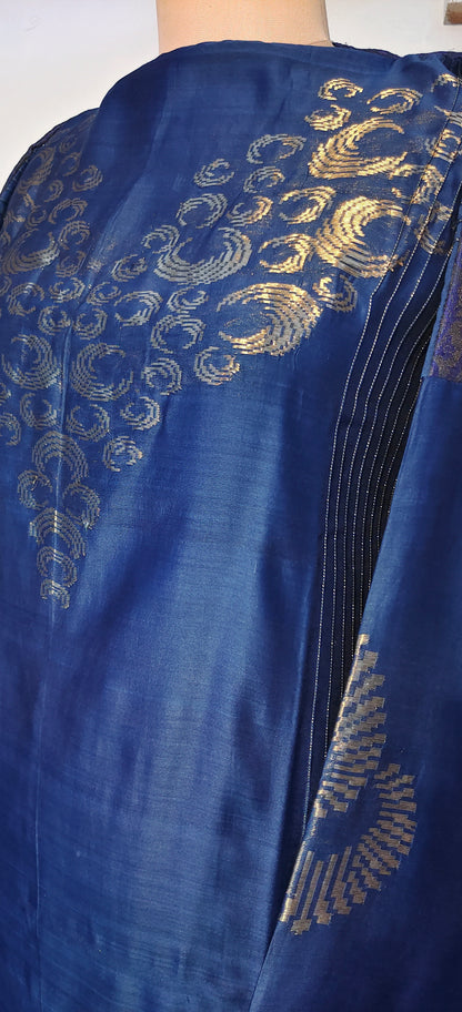 Semi Stitched Chanderi Formal Suitset