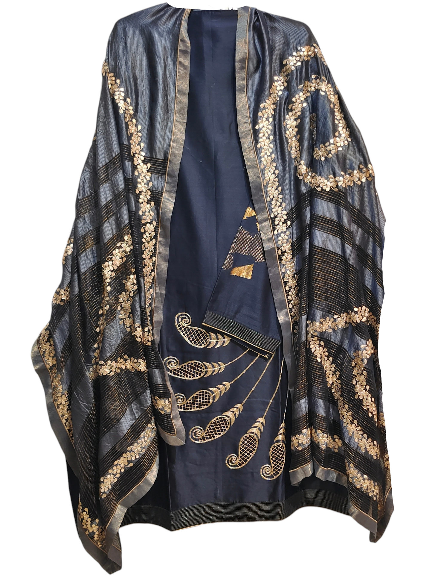 Semi Stitched Formal Chanderi Suitset