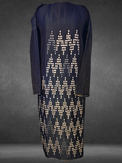 Semi Stitched Formal Chanderi kurta