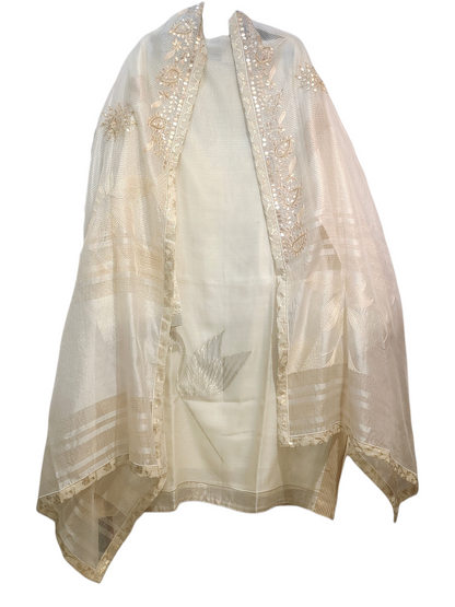 Semi Stitched Formal Chanderi Suitset