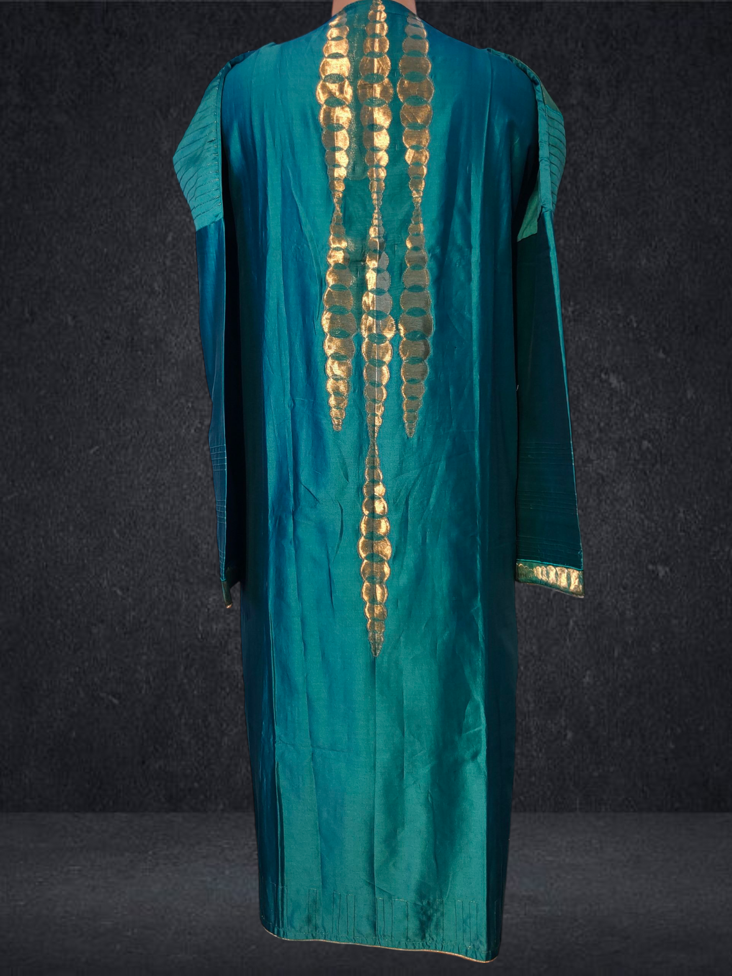 Semi Stitched Formal chanderi Suitset