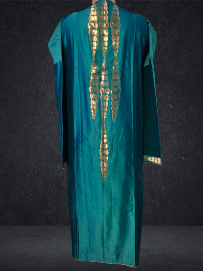 Semi Stitched Formal chanderi Suitset