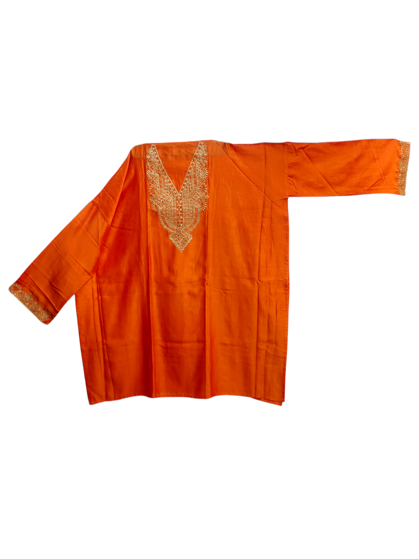 Sami Stitched Chanderi Casual Kurta