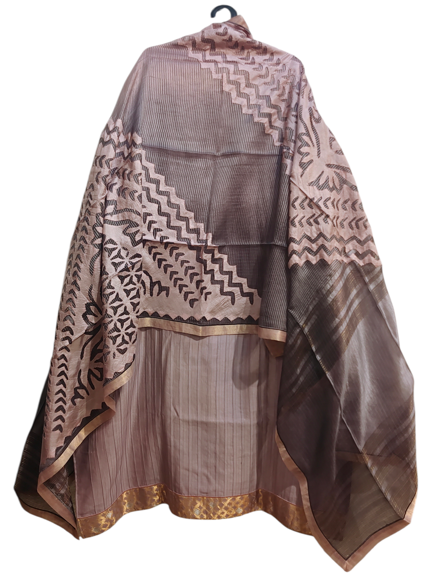 Semi Stitched Formal chanderi Suitset