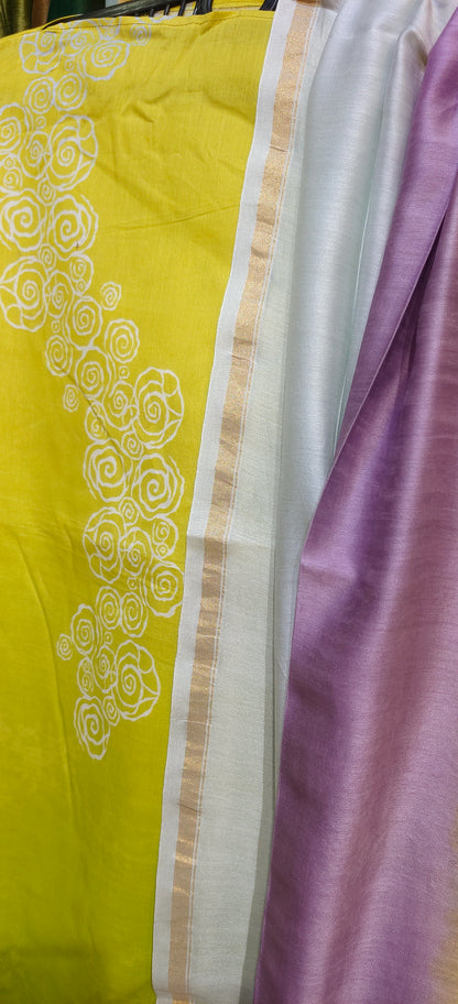 Semi Stitched Cotton lawn Suitset