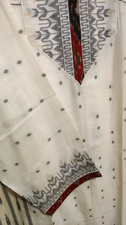 Semi Stitched Formal chanderi Suitset