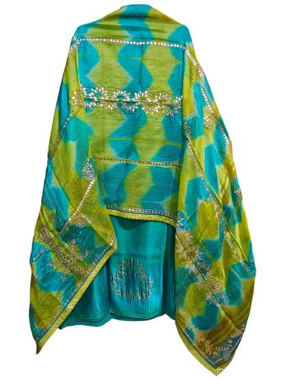 Semi Stitched Formal Chanderi Suitset