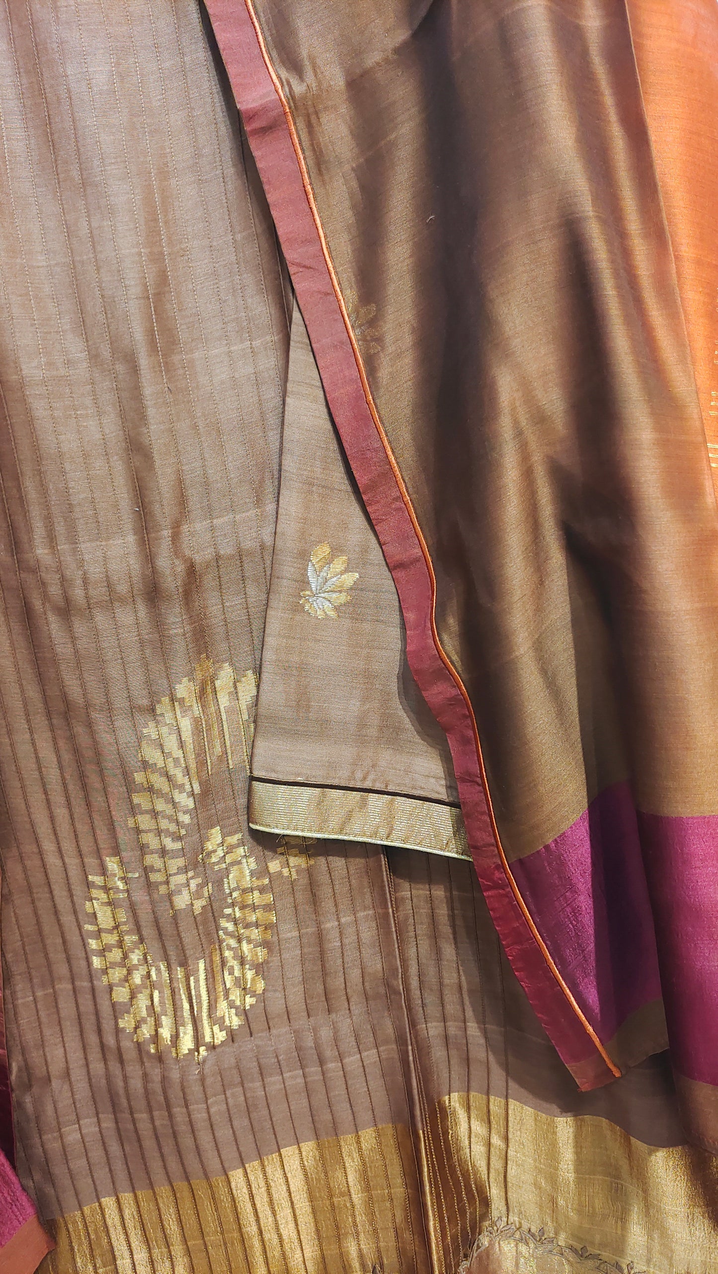 Semi Stitched Formal Chanderi Suitset