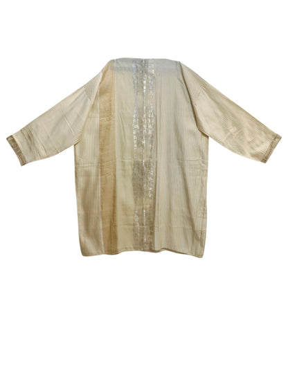 Semi Stitched Chanderi Formal Suitset