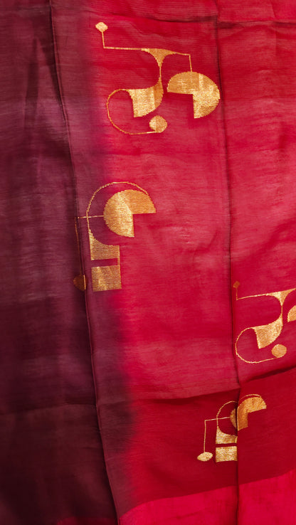 Semi Stitched Chanderi Formal Suitset