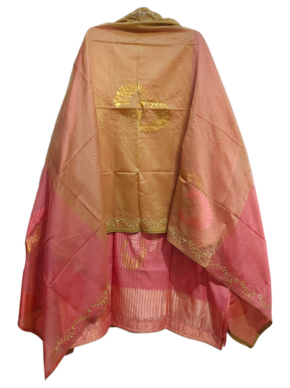 Semi Stitched Formal Chanderi Suitset