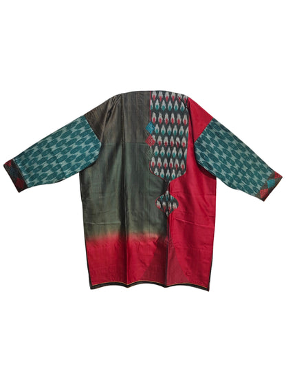 Semi Stitched Chanderi Formal Suitset