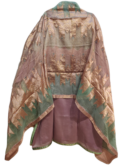 Semi Stitched Formal Chanderi Suitset