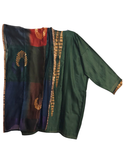 Semi Stitched Chanderi Formal Suitset