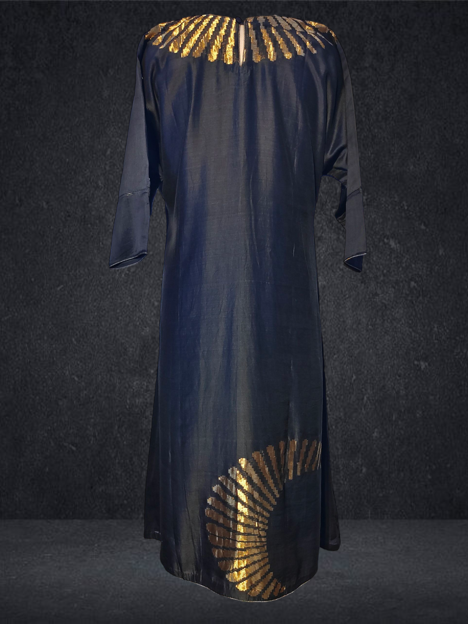 Stitched Chanderi Long Dress VISHAL KAPUR STUDIO
