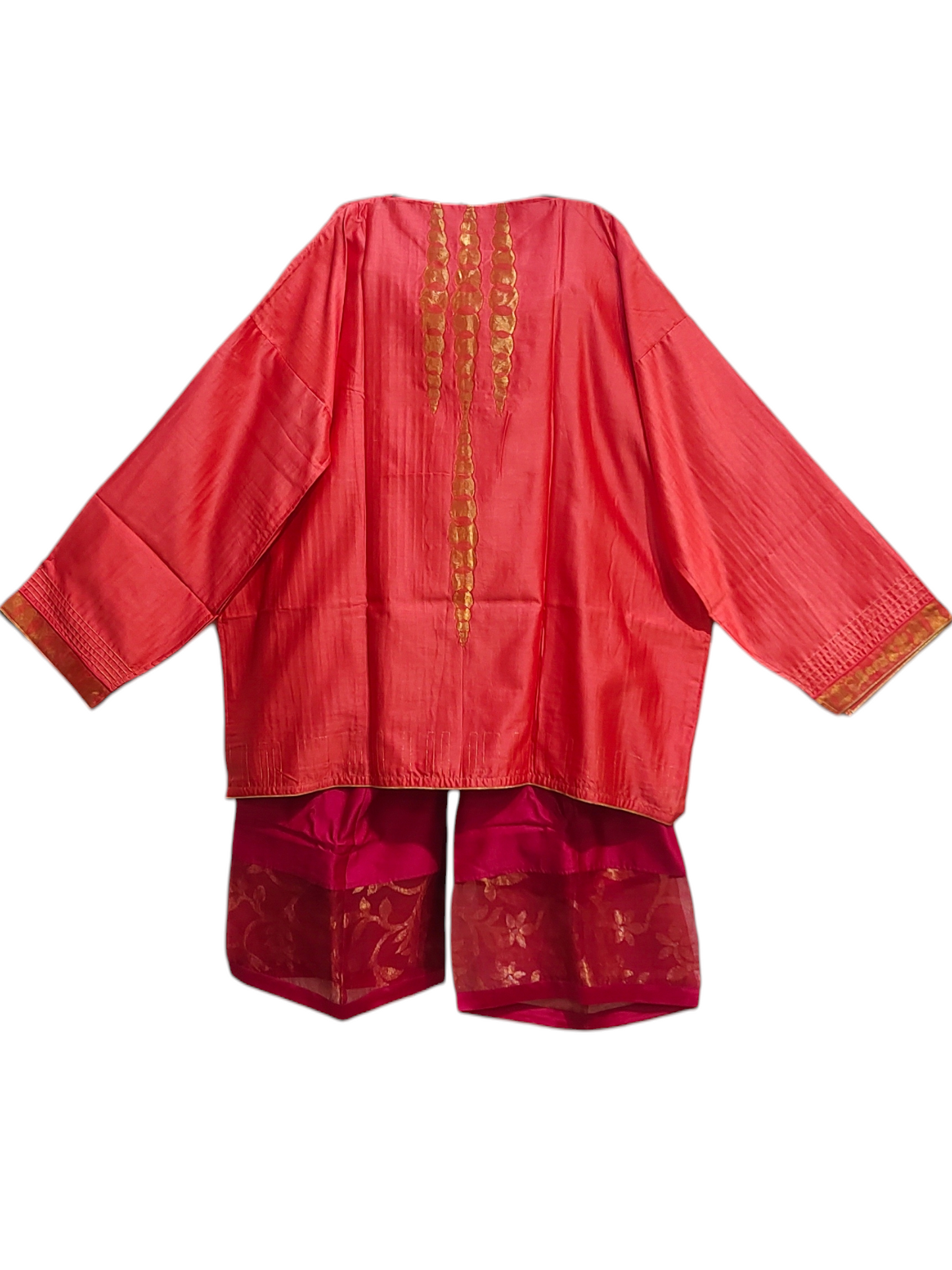 Indowestern chanderi formal coordset