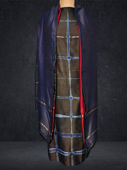 Semi Stitched Chanderi Casual Suitset