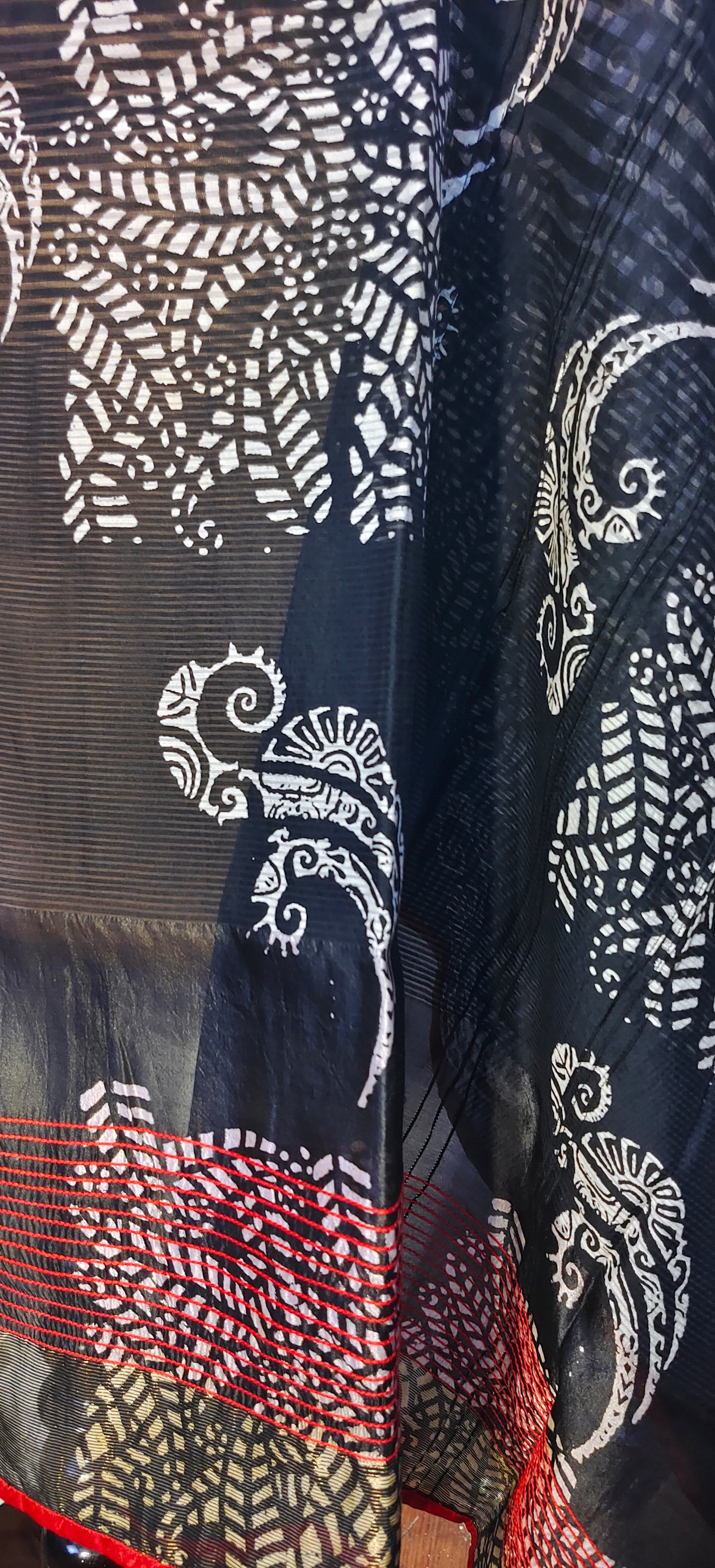 Chanderi Block Printed Dupatta