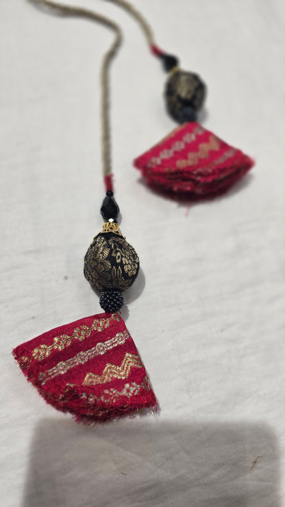 Ayaan Emerald Gold Embroidered Festive Potli