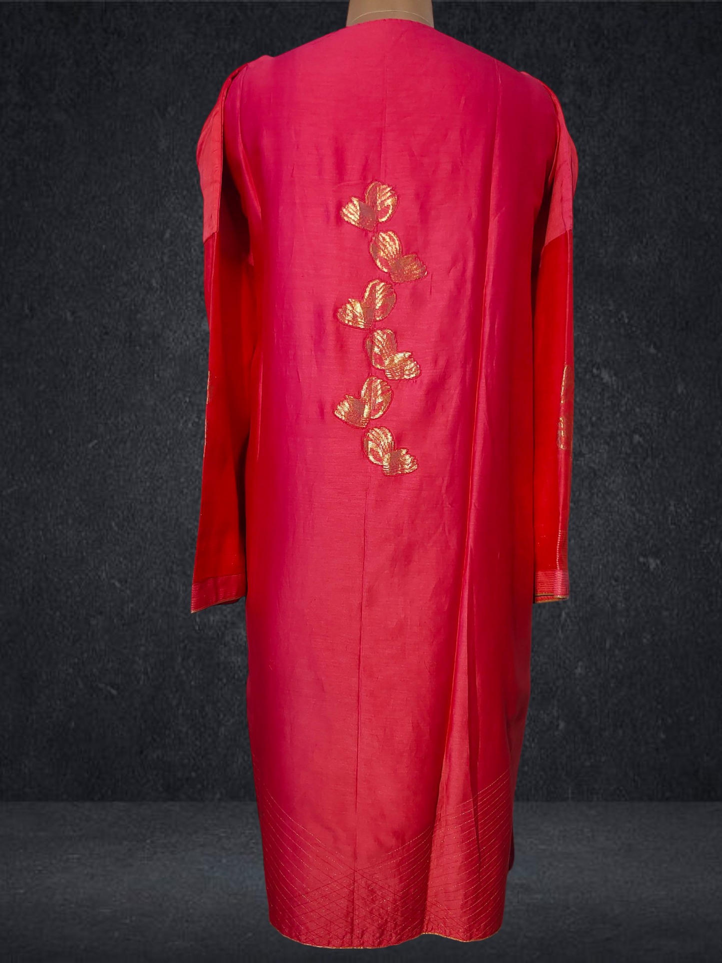 Semi Stitched Formal chanderi Suitset