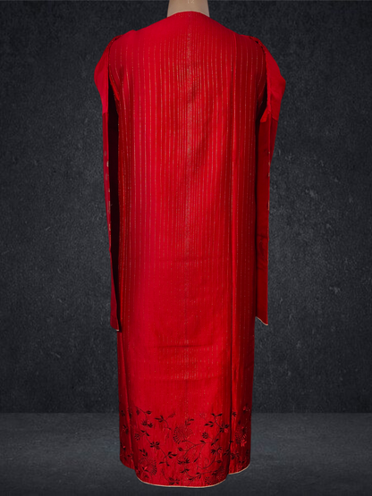 Semi Stitched Formal chanderi Kurta