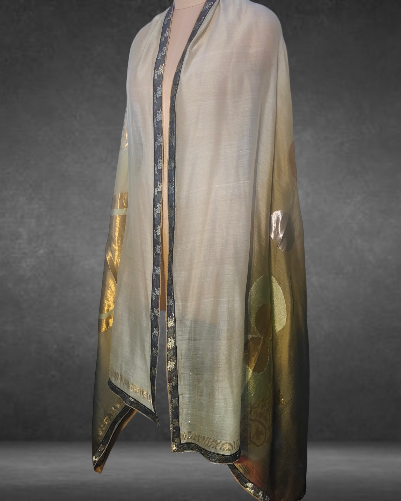 Semi Stitched Formal Chanderi Dupatta VISHAL KAPUR