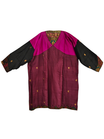 Semi Stitched Chanderi Casual kurta