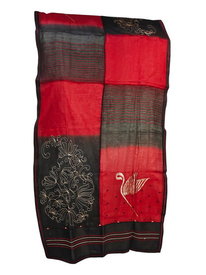 Semi Stitched Formal chanderi Suitset