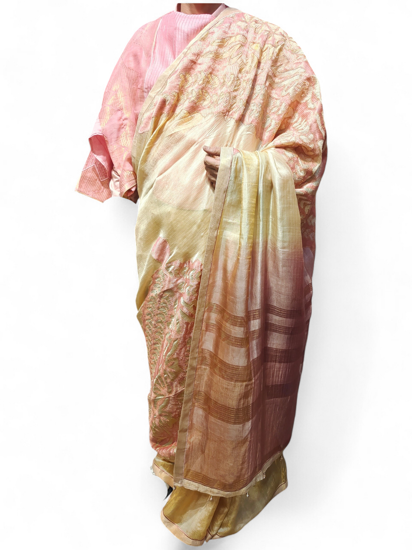 Formal Silk Katabh cutwork saree