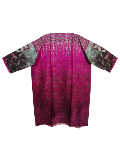 Semi Stitched Chanderi Casual kurta