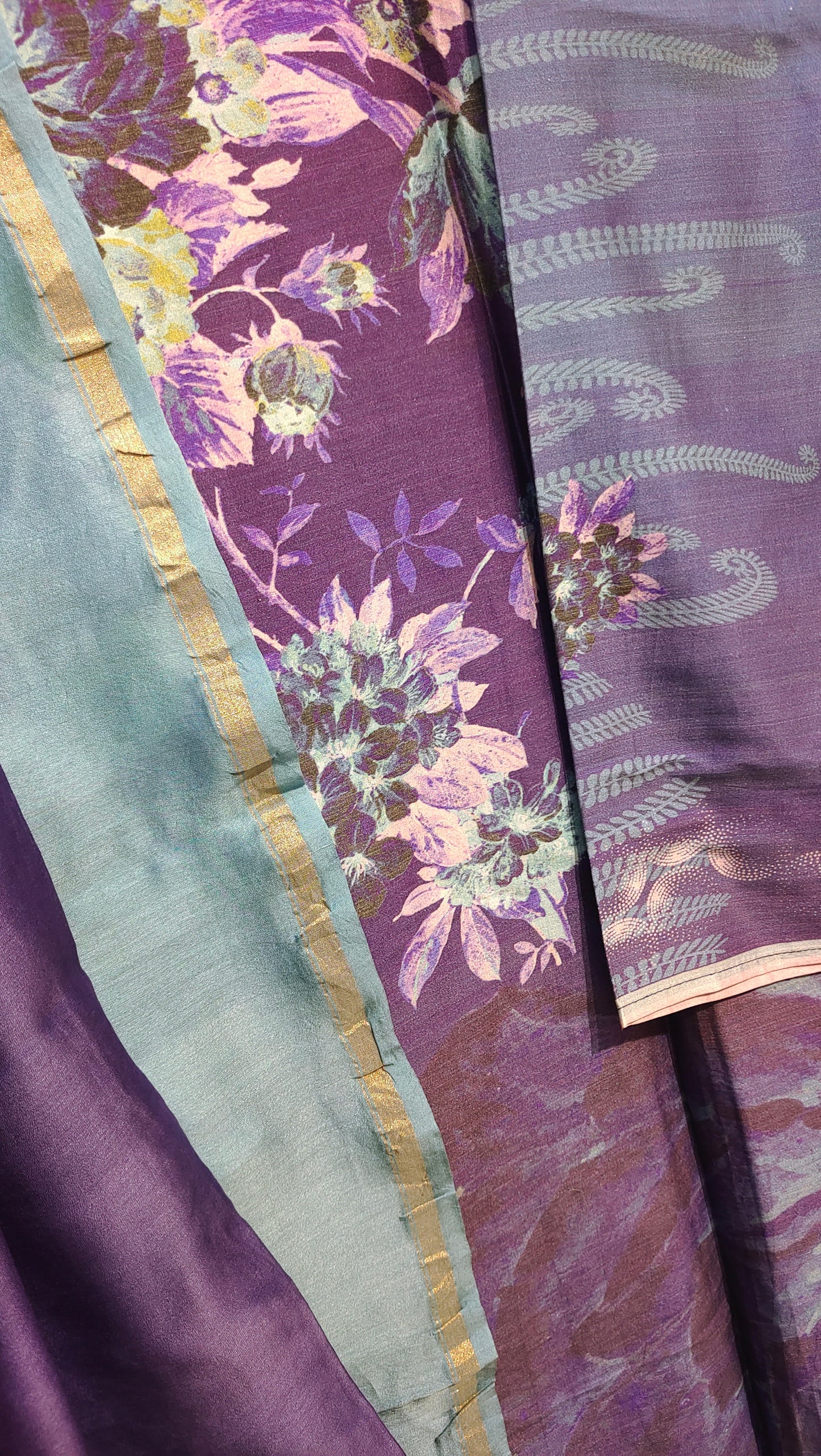 Semi Stitched Casual Chanderi Kurta