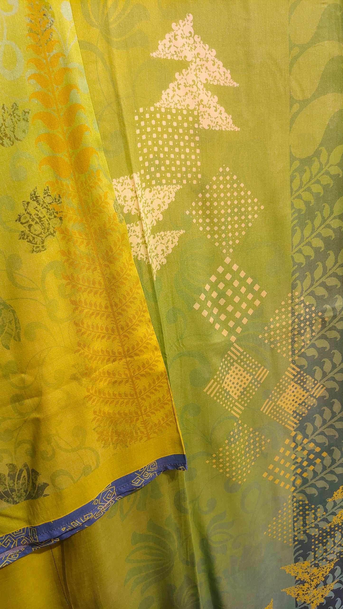 Semi Stitched Chanderi Casual kurta