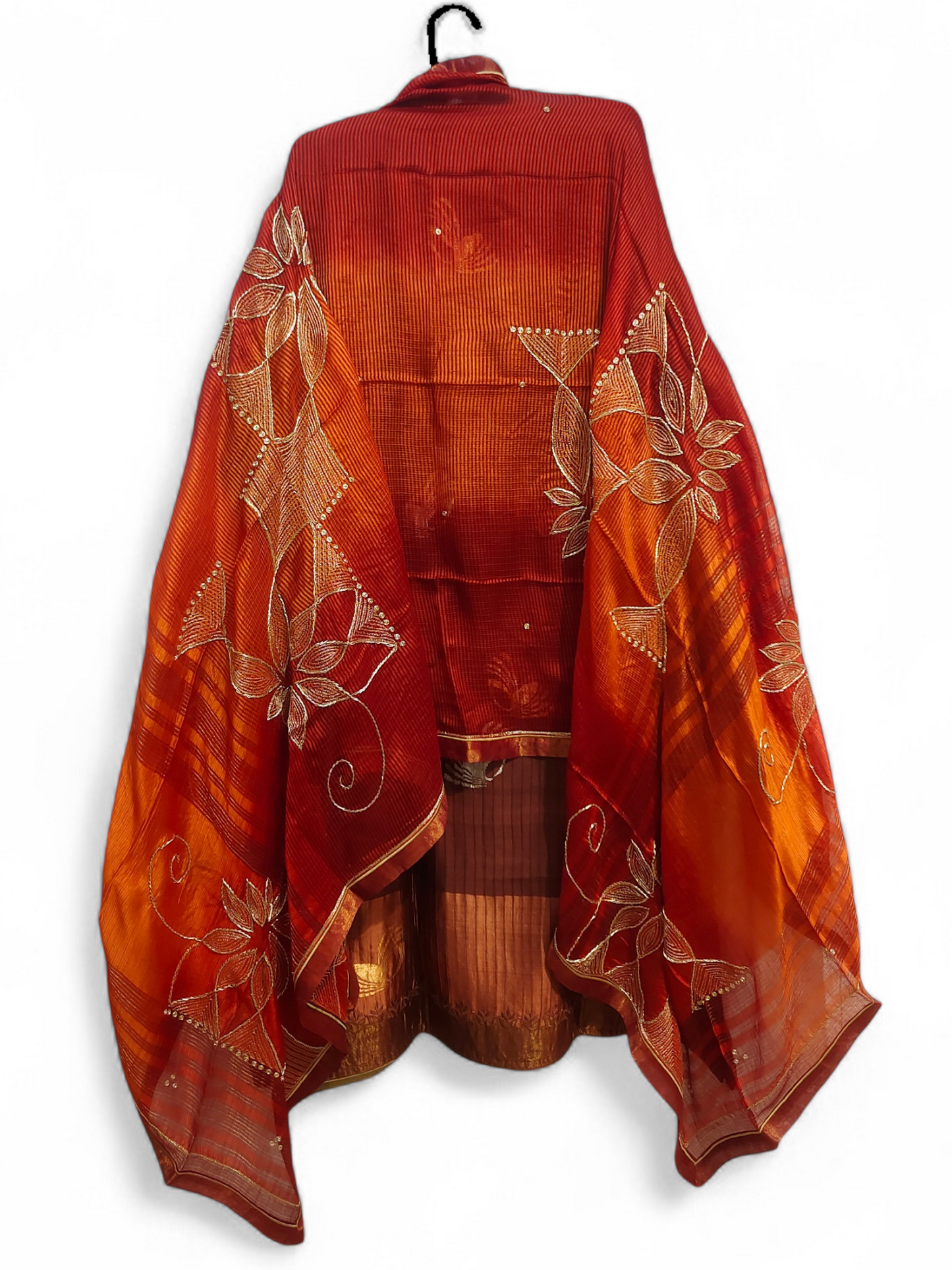 Semi Stitched Formal chanderi Suitset