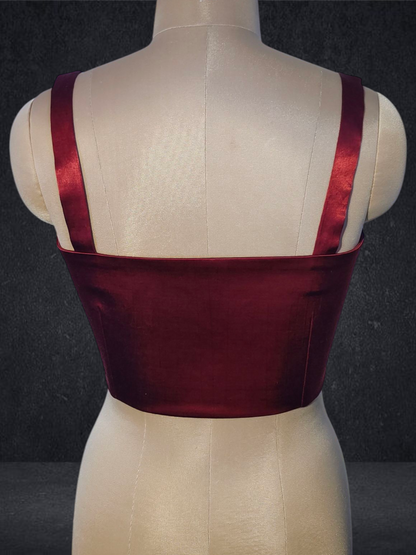 Stitched Chanderi Zariwoven Short Jacket